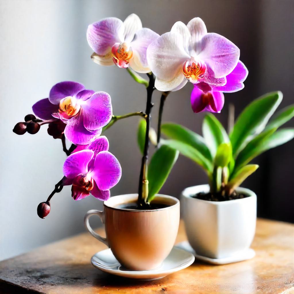 how to revive an orchid with tea